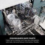 Ninja CREAMi Deluxe 11-In-1 Ice Cream Maker & Frozen Dessert Maker with 3 Tubs, Makes Ice Cream, Gelato, Sorbet, Frozen Yoghurt, Milkshakes, Slushi & More, 2-in-1 Flavour Option, Silver, NC501 6