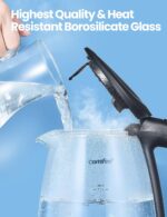 Comfee Glass Electric Tea Kettle & Hot Water Kettle, 2200W, 1.7L Capacity (With LED Indicator, Fast Boil Auto Shut-Off And Boil-Dry Protection) 18