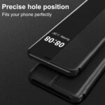 Case for Samsung Galaxy S21 Ultra Case S View, Clear View Flip Folio Premium Leather & Hard PC for Samsung S21 Ultra Phone Case, Luxury Anti-Scratch Flip Cover for Samsung Galaxy S21 Ultra (Black) 6