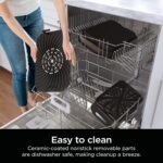 Ninja DG551 Foodi Smart XL 6-in-1 Indoor Grill with Air Fry, Roast, Bake, Broil, & Dehydrate, Foodi Smart Thermometer, 2nd Generation, Black/Silver 22