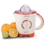 ARIETE | SPREMÌ Electric Citrus Juicer with Double Cone 1.2Ltr White/Orange | 0408 8