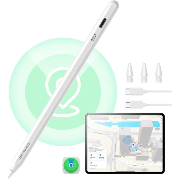 ESR Geo Digital Pencil with Find My - White
