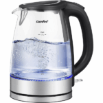 Comfee Glass Electric Tea Kettle & Hot Water Kettle, 2200W, 1.7L Capacity (With LED Indicator, Fast Boil Auto Shut-Off And Boil-Dry Protection) 13 Comfee 1.7L Glass Electric Kettle 2200W