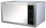 Sharp 34 liters 1100 watts stainless steel digital combination microwave oven with grill, silver - r-77at-st - Image 2