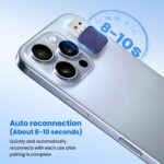 CarlinKit Mini Ultra 2-in-1 Wireless Android Auto for Android 11+ & Wireless CarPlay Adapter for iOS 10+, USB-C/A,Plug & Play, Low Latency,Mini USB Design for OEM Cars-Dark Blue - Image 9
