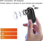 Cryfokt 1080P 2MP Body Worn Camera, 90 Degree Wide Angle UHD Lens Pet Camera with Back Clip, Loop Recording First Person View Small Action Camera for Outdoor Cycling Traveling Driver - Image 7