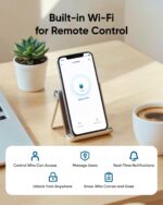 eufy Smart Lock C33, Keypad Door Lock with Handle, Fingerprint Door Knob, Keyless Entry Door Lock for Front Door and Bedrooms, Electronic Deadbolt, Wi-Fi, Remote App Control, IP53 Waterproof, Black - Image 3
