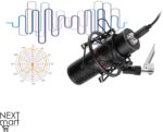 Redragon BLAZAR GM300 USB Gaming Stream Microphone Kit/full metal made/custom circle LED color/Volume control & Mute/High-end mic unit/Tripod stand and windscreen included - Image 4