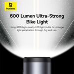 Baseus PrimeTrip 2-in-1 Magnetic Bike Phone Holder & Bike Light, Waterproof Dual-Color 600 Lumen Light, Bike Phone Mount for iPhone 16 Pro Max, Galaxy S24 Ultra - Image 3