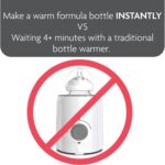 Baby Brezza Instant Warmer - Instantly Dispenses Warm Water At Perfect Bottle Temperature Replaces Traditional Warmers,White,Pack of 1 - Image 6