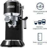 DeLonghi Dedica EC685. BK Adjustable Black Espresso Maker - Image 2