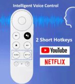 Replacement Voice Remote Control for Google Chromecast 4K HD TV, for Chromecast with Google TV Remote, for Google TV HD/ 4K Snow Streaming Stick, for G9N9N,GA01919-US, GA01920-US, GA01923-US - Image 7
