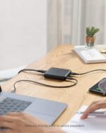 Anker A2045 65W 4-Port Fast Charger – GaN PIQ 3.0 PowerPort Atom III Slim with 45W USB-C PD, Multi-Device Wall Charger for MacBook, Laptops, iPad Pro, iPhone, Samsung Galaxy, Pixel – Grey - Image 4