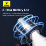 Baseus PrimeTrip 2-in-1 Magnetic Bike Phone Holder & Bike Light, Waterproof Dual-Color 600 Lumen Light, Bike Phone Mount for iPhone 16 Pro Max, Galaxy S24 Ultra - Image 7