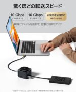 Baseus MagPro Series II 7-in-1 USB-C Hub with 15W Qi2 Wireless Charger, 4K@60Hz HDMI, 100W PD, 10Gbps Ports, SD Card Reader – Black "VGP2025 Award" - Image 4