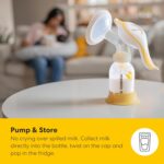 Medela Harmony Manual Breast Pump, Single Hand Breastpump with Flex Breast Shields for More Comfort and Expressing More Milk - Image 5