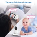 VTech VM819 Video Baby Monitor with 19Hour Battery Life 1000ft Long Range Auto Night Vision 2.8, White - Image 10