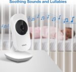 VTech VM819 Video Baby Monitor with 19Hour Battery Life 1000ft Long Range Auto Night Vision 2.8, White - Image 8
