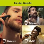 Philips OneBlade Pro 360 Authentic Face & Body Electric Beard Trimmer, Shaver and Bodygroomer, 3X 360 Blade, 1x 20-Length Comb, 1x Body Kit, 1x Charging Stand, 1x Travel case, QP6652/35 - Image 5