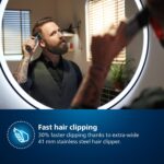 Philips All-in-One Trimmer MG9553/15 | 20-in-1 Face, Hair & Body Grooming | OneBlade for Precision Styling | 120min Cordless Use, Showerproof | Travel Pouch - Image 5