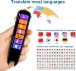 Translation Pen Scan Reader Pen Text to Speech Device Language Translator Device Support 134 Languages OCR Digital Reader Pen,Photo and Text & Voice Translation Device,Reading Pen for Dyslexia - Image 7