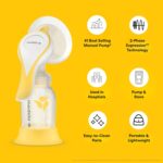 Medela Harmony Manual Breast Pump, Single Hand Breastpump with Flex Breast Shields for More Comfort and Expressing More Milk - Image 9