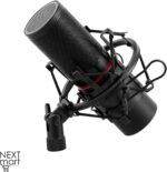 Redragon BLAZAR GM300 USB Gaming Stream Microphone Kit/full metal made/custom circle LED color/Volume control & Mute/High-end mic unit/Tripod stand and windscreen included - Image 3