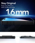 ESR for iPhone 16 Pro Max Case, Compatible with MagSafe, Shockproof Military-Grade Protection, Magnetic Phone Case for iPhone 16 Pro Max, Classic Hybrid Case (HaloLock), Frosted Black - Image 2