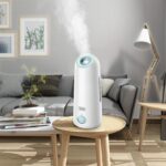 Black & Decker Air Humidifier 25W 5L Coverage 430sqft, Ultrasonic System With Mist Level Control Auto Shutoff and Water Indicator That Removes Impurities From The HM5000-B5 - Image 4