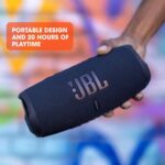 JBL Charge 5 Portable Speaker, Built-In Powerbank, Powerful JBL Pro Sound, 20H of Battery, IP67 Waterproof and Dustproof, Wireless Streaming, Dual Connect - Red |1 year manufacturer warranty - Image 4