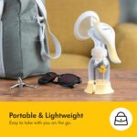 Medela Harmony Manual Breast Pump, Single Hand Breastpump with Flex Breast Shields for More Comfort and Expressing More Milk - Image 7