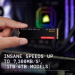 WD_BLACK 1TB SN850X NVMe Internal Gaming SSD Solid State Drive - Gen4 PCIe, M.2 2280, Up to 7,300 MB/s - WDS100T2X0E - Image 6
