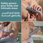 Philips BG3485/15 3000 Series Body Groomer,Triple Protect shave system,Click-on combs 2,3,5 for trimming hair,travel pouch - Image 8