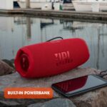 JBL Charge 5 Portable Speaker, Built-In Powerbank, Powerful JBL Pro Sound, 20H of Battery, IP67 Waterproof and Dustproof, Wireless Streaming, Dual Connect - Red |1 year manufacturer warranty - Image 5
