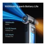 JisuLife Handheld Fan Ultra2, 9000mAh - Black - Image 4