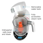 Baby Brezza multifunctional food preparation 3 modes Cook, blend & prepare healthy food in one step in 10 minutes - Image 5