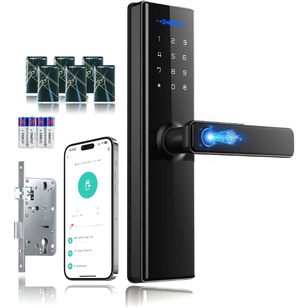 smart door lock Tuya WiFi Fingerprint NFC B302