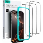esr tempered glass screen protector iPhone 15/16 Pro