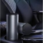 Baseus Gentleman Style Dust-Free Vehicle Mounted Trash Can for Car, 500 ml Capacity, Black - Image 9