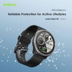 Oraimo OSW-820 Smart Watch 5R Premium Smartwatch Sleek and Robust for Active Lifestyles - Black - Image 3