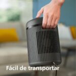 Philips 2000 Series energy-efficient fan heater 1500W, up to 25% energy saving, quiet 24db(A), 5 modes, 5 security features, dark gray (CX2120/01) - Image 3
