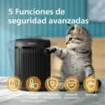 Philips 2000 Series energy-efficient fan heater 1500W, up to 25% energy saving, quiet 24db(A), 5 modes, 5 security features, dark gray (CX2120/01) - Image 5