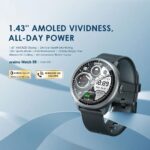 Oraimo OSW-820 Smart Watch 5R Premium Smartwatch Sleek and Robust for Active Lifestyles - Black - Image 9