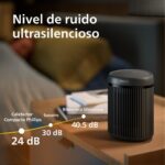 Philips 2000 Series energy-efficient fan heater 1500W, up to 25% energy saving, quiet 24db(A), 5 modes, 5 security features, dark gray (CX2120/01) - Image 6