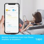 Tapo TP-Link T315 Smart Home Temperature and Humidity Meter, Digital Thermo-Hygrometer Indoor Room Thermometer with 2.7 Inch E-Ink Display, High Precision Sensor, Hub Required - Image 8