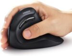 UGREEN Ergonomic Vertical Mouse, 2.4GHz Wireless or Bluetooth, 1000/1600/2000/4000DPI, 5 Buttons, Connects Up to 3 Mac/PC Computers, 75° Ergonomic Angle, Windows, MacOS, Linux, Chrome OS, Android - Image 3