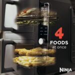Ninja Double Stack XL Air Fryer, Vertical Double Box Air Fryer with 4 Cooking Levels, 2 Drawers and 2 Shelves, Space Saving, 9.5L Capacity, 6 Cooking Functions, 8 Portions, Grey SL400EU - Image 2