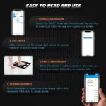 Smart Bluetooth Digital body Scale, specialized Mobile application to record and analyze results, 17 Body Measurements and functions, Smart BMI Analysis, Fats analysis and other measures - Image 3