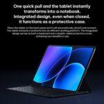 Xiaomi Pad 8 / Pad 8 Pro Original Keyboard Case – Smart Double-Sided Protective Vegan Leather Tablet Cover (Black) - Image 5