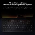 Xiaomi Pad 8 / Pad 8 Pro Original Keyboard Case – Smart Double-Sided Protective Vegan Leather Tablet Cover (Black) - Image 4